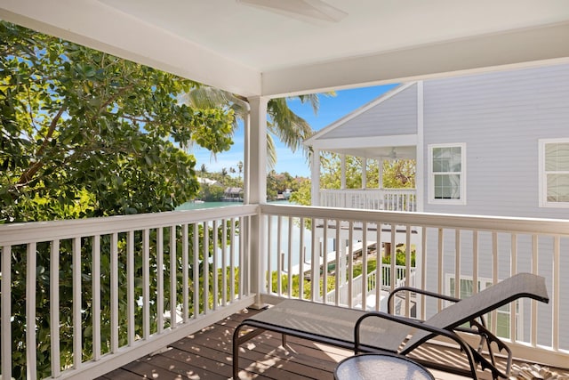 view of deck