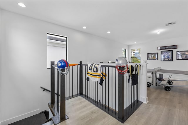 13158 Artisan Cir, Palm Beach Gardens, FL 33418 - bar featuring wood finished floors, recessed lighting, and baseboards