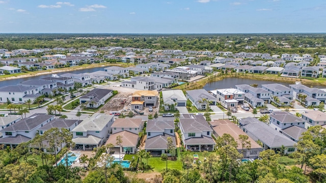 13158 Artisan Cir, Palm Beach Gardens, FL 33418 - aerial view of property and surrounding area featuring nearby suburban area and a large body of water