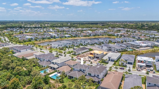 13158 Artisan Cir, Palm Beach Gardens, FL 33418 - aerial perspective of suburban area with a large body of water