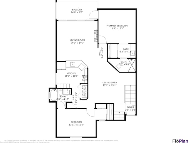 13 Via De Casas Sur Unit 203, Boynton Beach, FL 33426 - floor plan