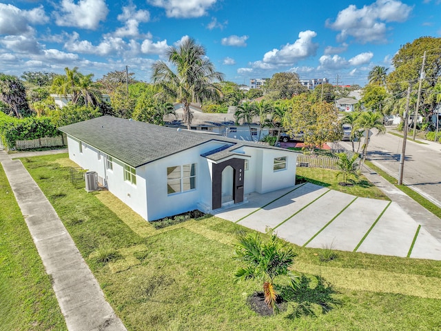 928 Market St, West Palm Beach, FL 33401 - exterior space with fence and central AC unit