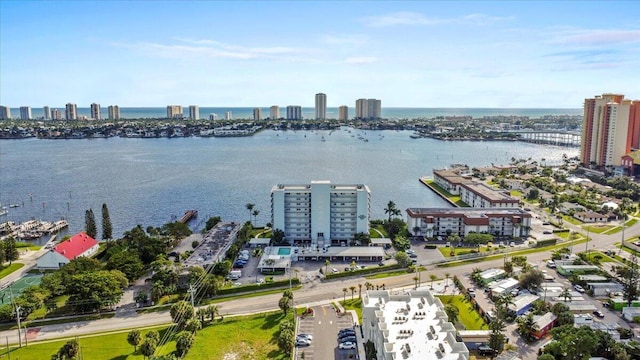 3040 Lake Shore Dr Unit 101, Riviera Beach, FL 33404 - aerial view of skyline and a nearby body of water
