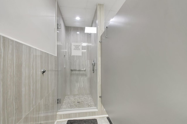 2867 Ashley Dr W Unit G, West Palm Beach, FL 33415 - bathroom with a stall shower