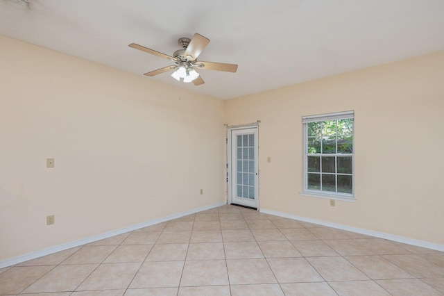 647 Gap Creek Dr, Fort Walton Beach, FL 32548 - empty room with ceiling fan and baseboards