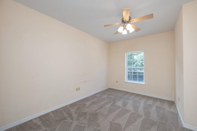 647 Gap Creek Dr, Fort Walton Beach, FL 32548 - unfurnished room with carpet floors, baseboards, and a ceiling fan