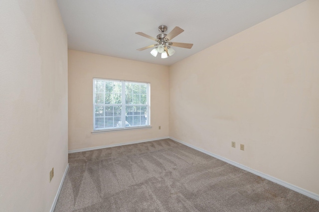 647 Gap Creek Dr, Fort Walton Beach, FL 32548 - unfurnished room with carpet flooring, baseboards, and ceiling fan