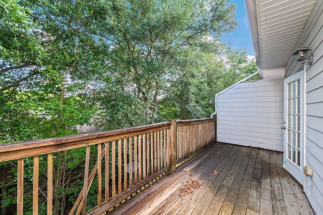 647 Gap Creek Dr, Fort Walton Beach, FL 32548 - view of wooden terrace