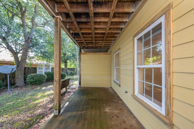 647 Gap Creek Dr, Fort Walton Beach, FL 32548 - view of patio / terrace featuring fence