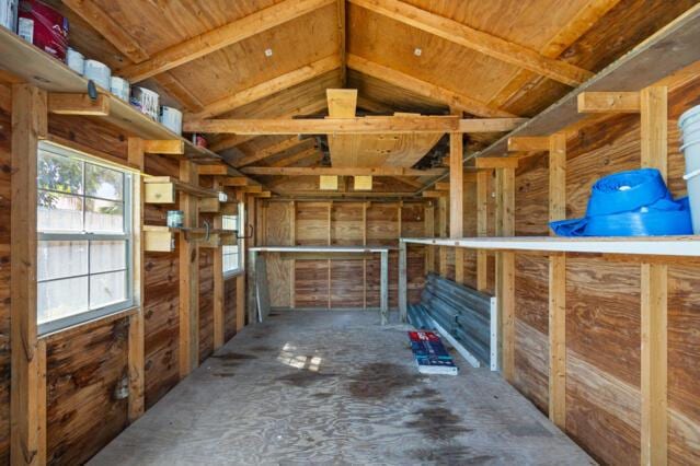 view of storage room