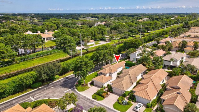 drone / aerial view featuring a residential view
