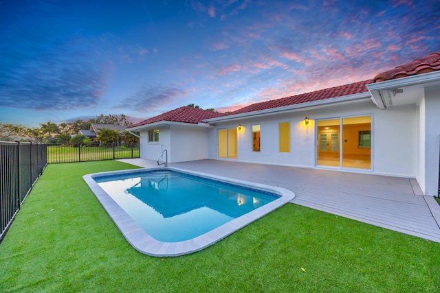 4372 SW Bimini Cir N, Palm City, FL 34990 - view of pool featuring a wooden deck