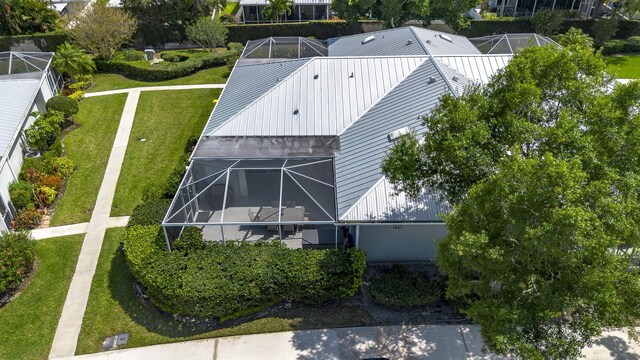 drone / aerial view