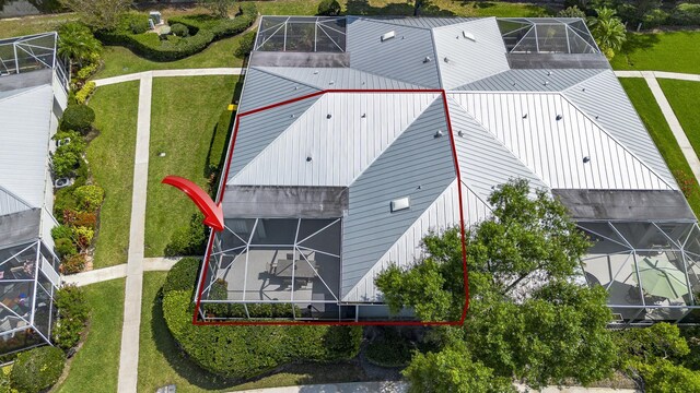 drone / aerial view