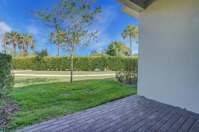 340 Pioneer Way, Royal Palm Beach, FL 33411 - wooden terrace with a lawn