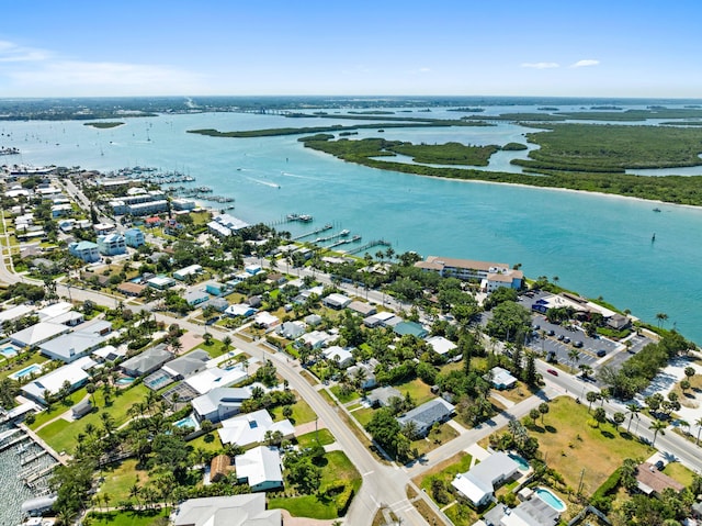 1625 Seaway Dr, Hutchinson Island, FL 34949 - drone / aerial view of a nearby body of water