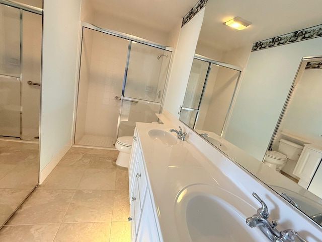 12040 SW Elsinore Dr, Port Saint Lucie, FL 34987 - full bathroom with a sink, toilet, and a shower stall