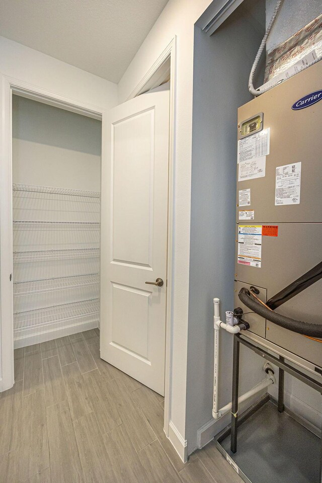 view of utility room