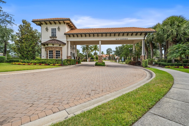 10765 Pisa Rd, Wellington, FL 33414 - view of property's community with curved driveway
