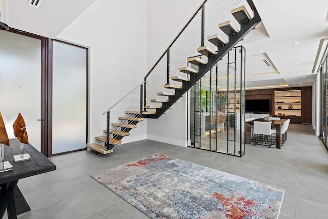 5288 Alton Rd Share B, Unit Share B, Miami Beach, FL 33140 - stairs with recessed lighting and baseboards
