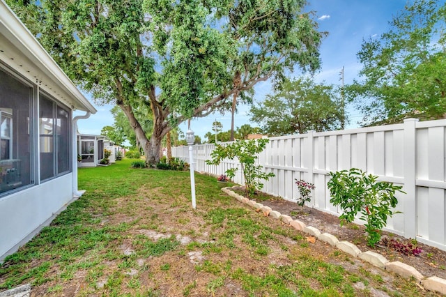3516 Westminster Dr, Greenacres, FL 33463 - view of yard with a sunroom