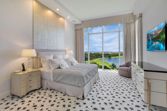 20155 Boca W Dr Unit Phc902, Boca Raton, FL 33434 - bedroom with access to exterior and recessed lighting