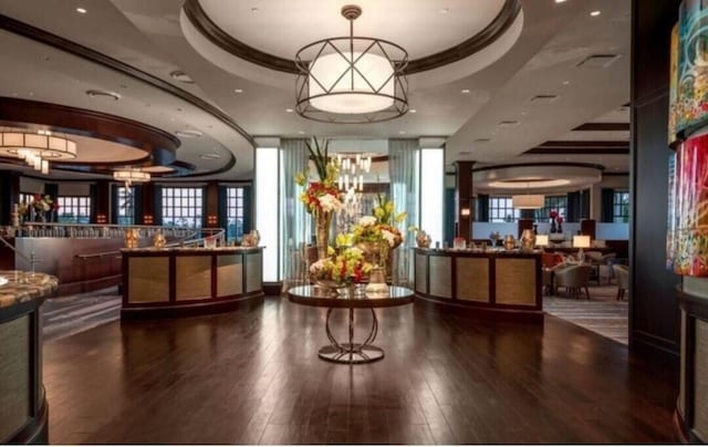 20155 Boca W Dr Unit Phc902, Boca Raton, FL 33434 - reception with a community bar and recessed lighting