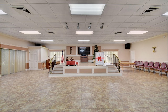 1150 Boxwood Dr Unit 203, Delray Beach, FL 33445 - misc room with visible vents and a paneled ceiling