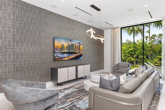 view of living area