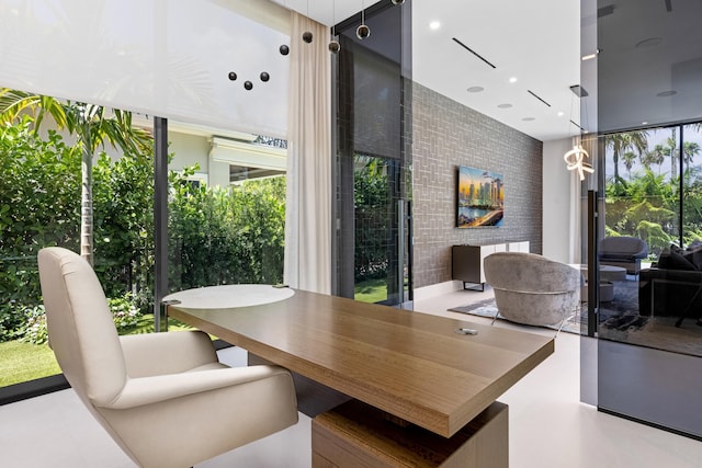 view of office space