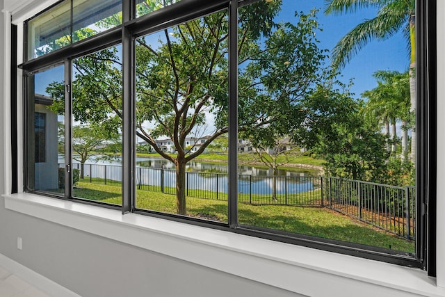 10715 Estuary Dr, Parkland, FL 33076 - view of water feature with fence
