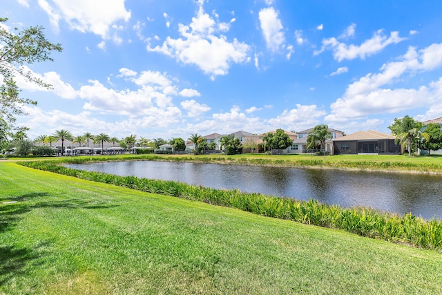 water view with nearby suburban area