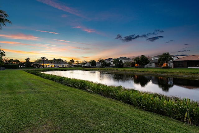 water view with nearby suburban area