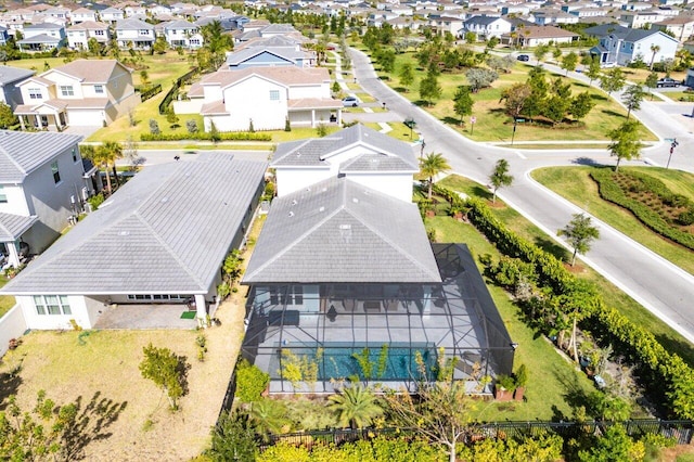 birds eye view of property featuring a residential view