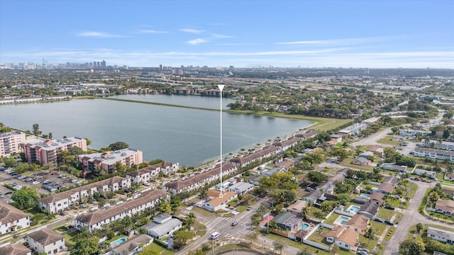 20685 NE 2nd Ave, Miami, FL 33179 - drone / aerial view with a view of city and a water view