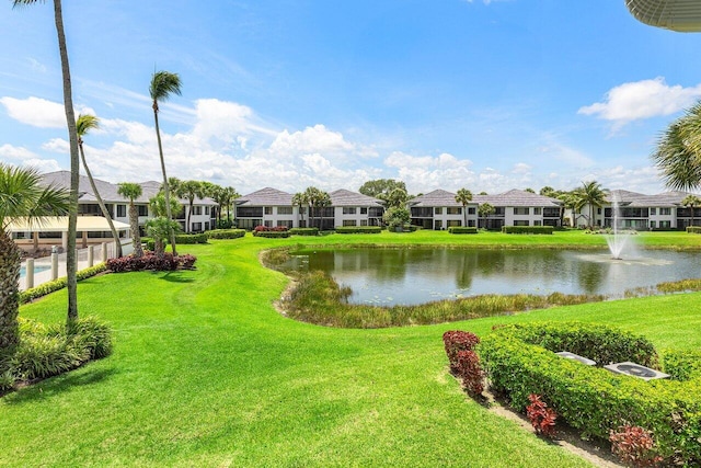 15687 Loch Maree Ln Unit 2404, Delray Beach, FL 33446 - water view featuring nearby suburban area and fence