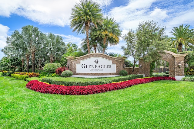 15687 Loch Maree Ln Unit 2404, Delray Beach, FL 33446 - community sign with a yard