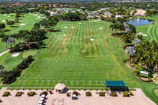 15702 Loch Maree Ln Unit 5804, Delray Beach, FL 33446 - aerial overview of property's location featuring a golf club, a nearby body of water, and nearby suburban area