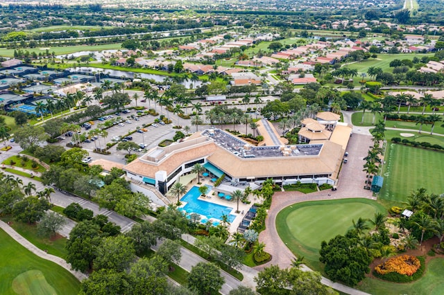 15702 Loch Maree Ln Unit 5804, Delray Beach, FL 33446 - aerial overview of property's location with a pool, a local golf course, and a nearby body of water