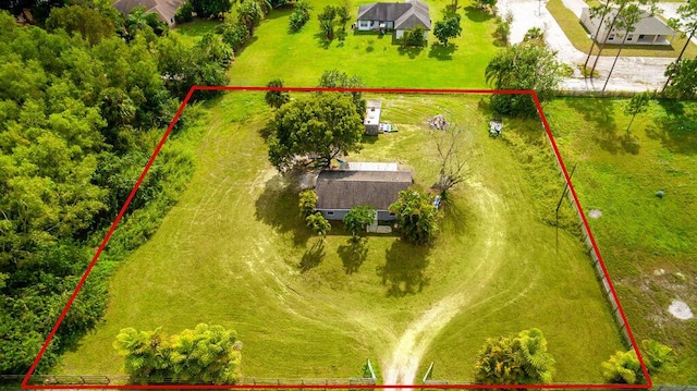 17924 W Sycamore Dr, Loxahatchee, FL 33470 - view of property location with property parcel outlined