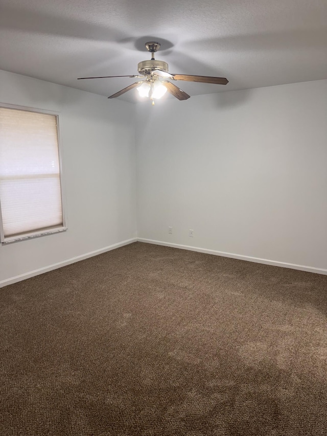 17917 49th St N, Loxahatchee, FL 33470 - unfurnished room featuring carpet flooring, ceiling fan, and baseboards