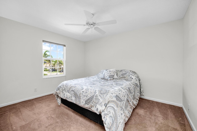 21256 Via Fiore, Boca Raton, FL 33433 - carpeted bedroom featuring baseboards and a ceiling fan