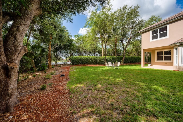 21256 Via Fiore, Boca Raton, FL 33433 - view of grassy yard featuring a patio area