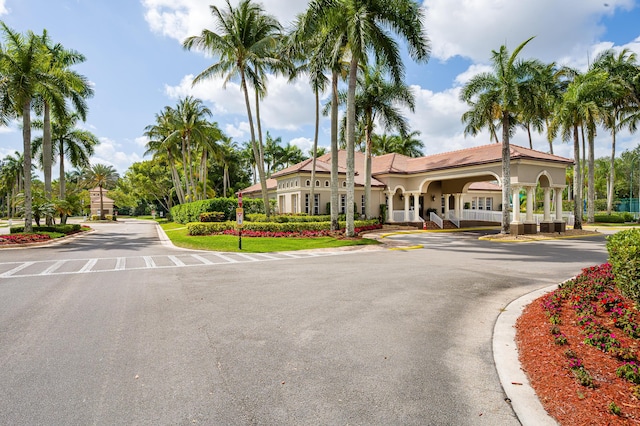 21256 Via Fiore, Boca Raton, FL 33433 - view of asphalt road with curbs