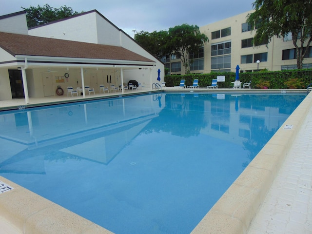 view of pool