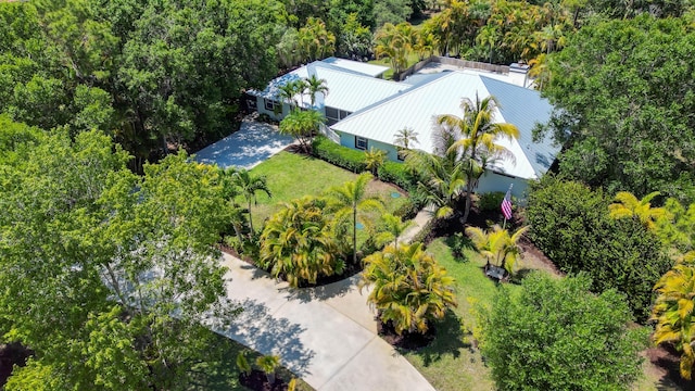 view from above of property