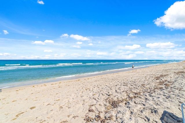 4740 S Ocean Blvd Unit 511, Highland Beach, FL 33487 - water view featuring a beach view