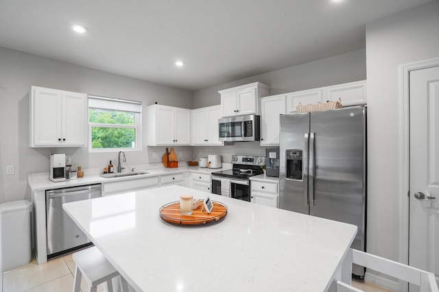 3625 Sapphire Hollow Way, Fort Pierce, FL 34981 - kitchen featuring light countertops, appliances with stainless steel finishes, and a sink