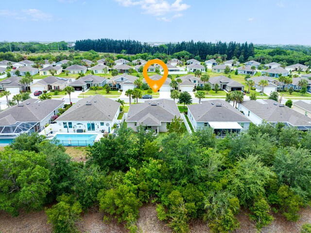 3625 Sapphire Hollow Way, Fort Pierce, FL 34981 - birds eye view of property with a residential view