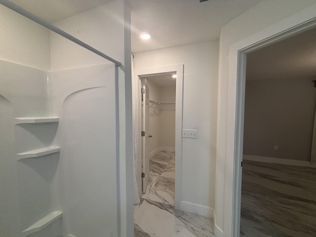 1372 SW Babcock Ave, Port Saint Lucie, FL 34953 - bathroom with marble finish flooring and a spacious closet